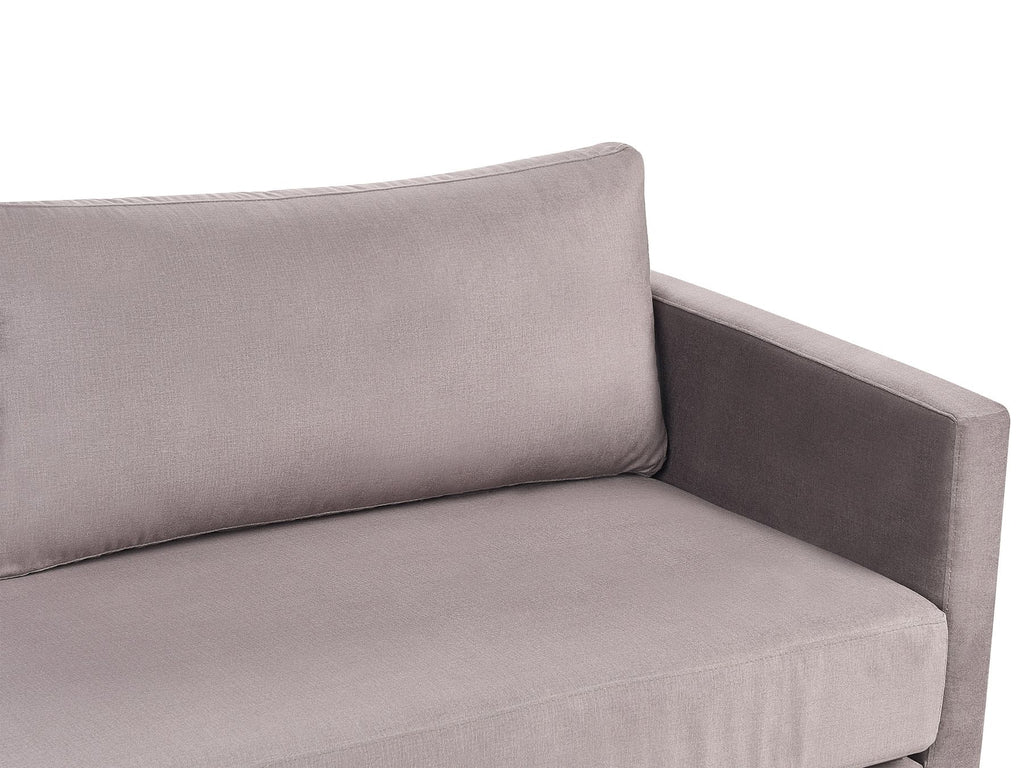 Sofa Bed ORSA Fabric Taupe 3 Seater