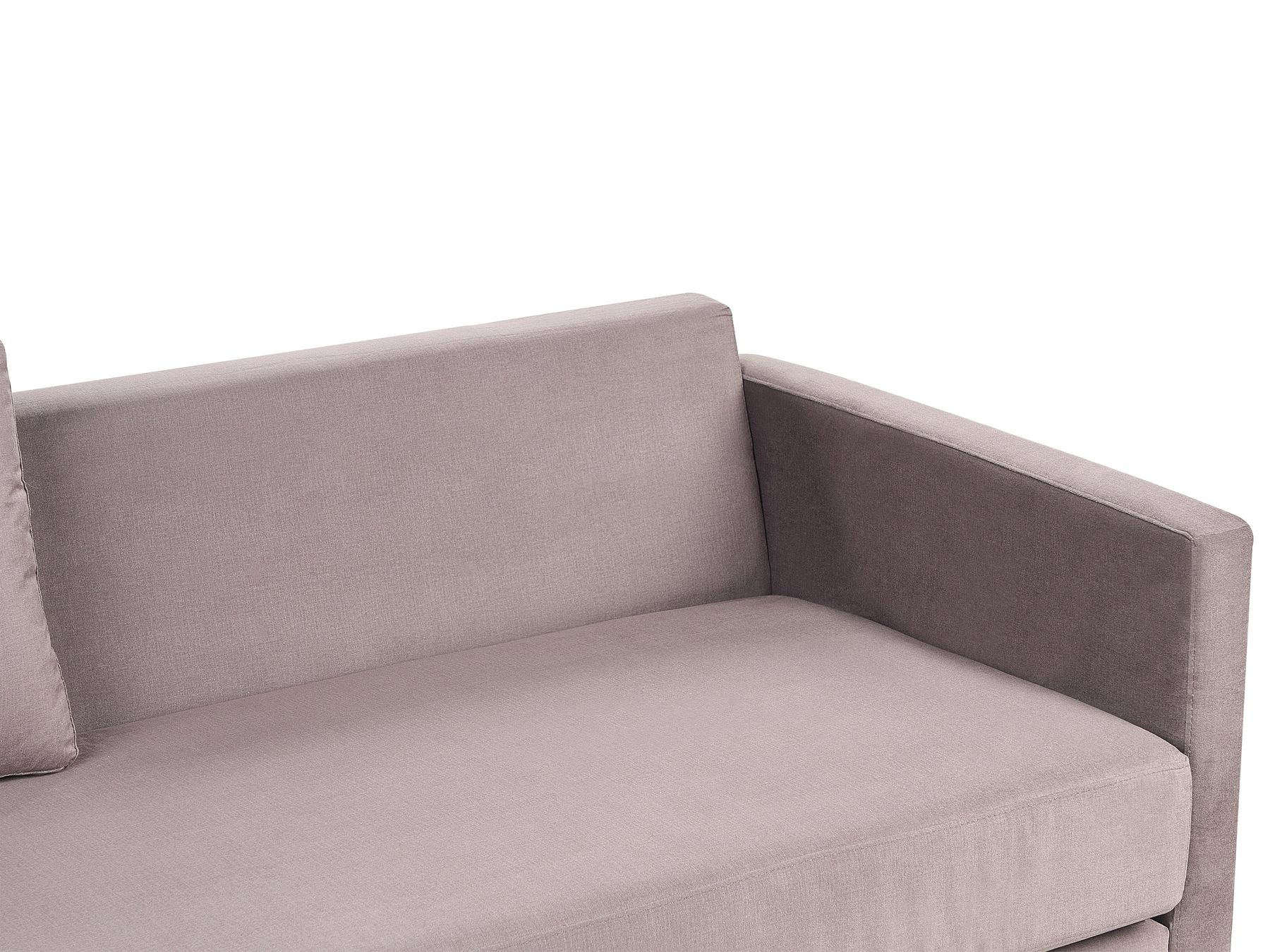 Sofa Bed ORSA Fabric Taupe 3 Seater