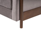 Sofa Bed ORSA Fabric Taupe 3 Seater