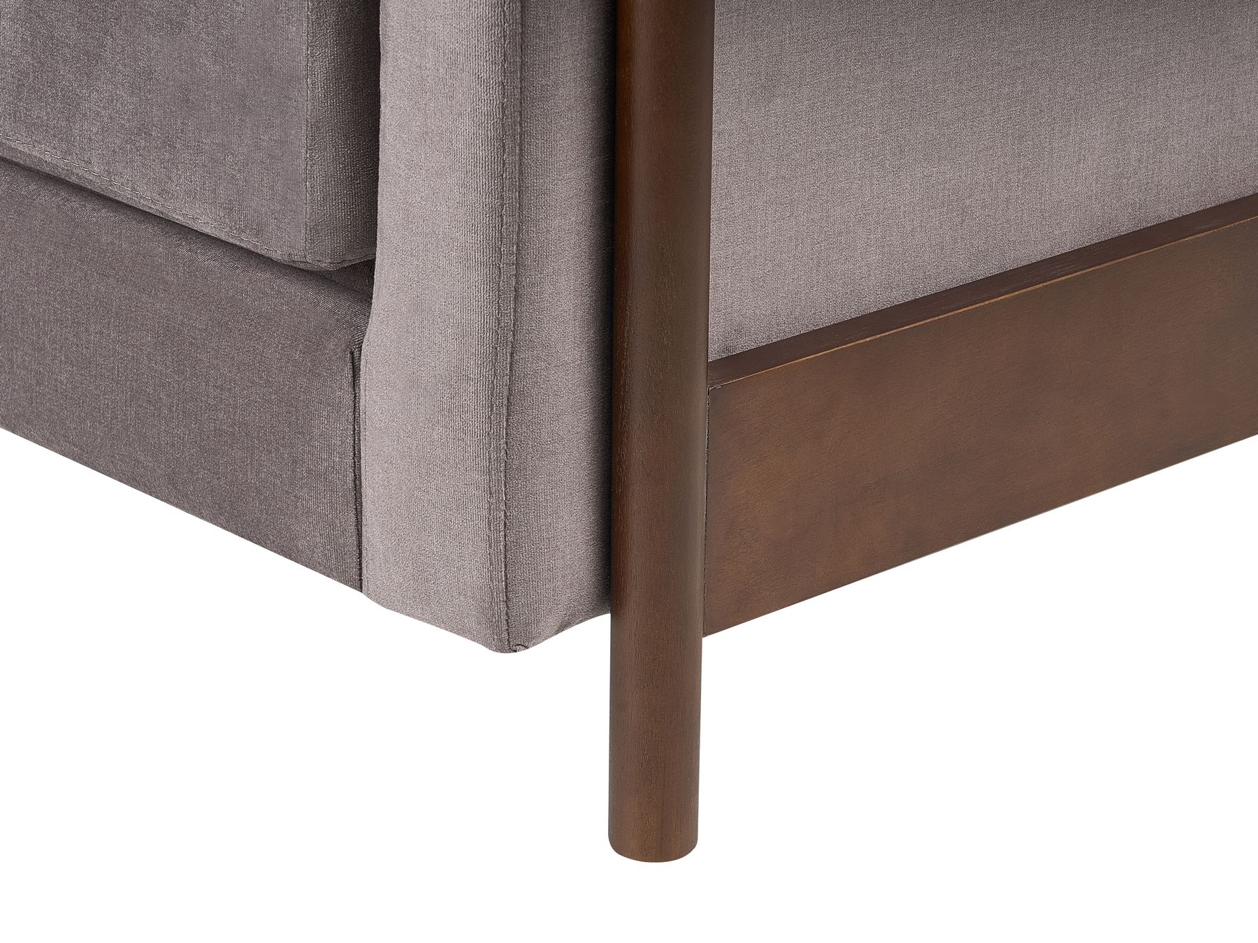 Sofa Bed ORSA Fabric Taupe 3 Seater