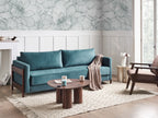 Sofa Bed ORSA Fabric Green 3 Seater