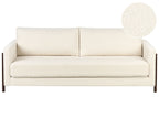 Sofa Bed ORSA Boucle White 3 Seater