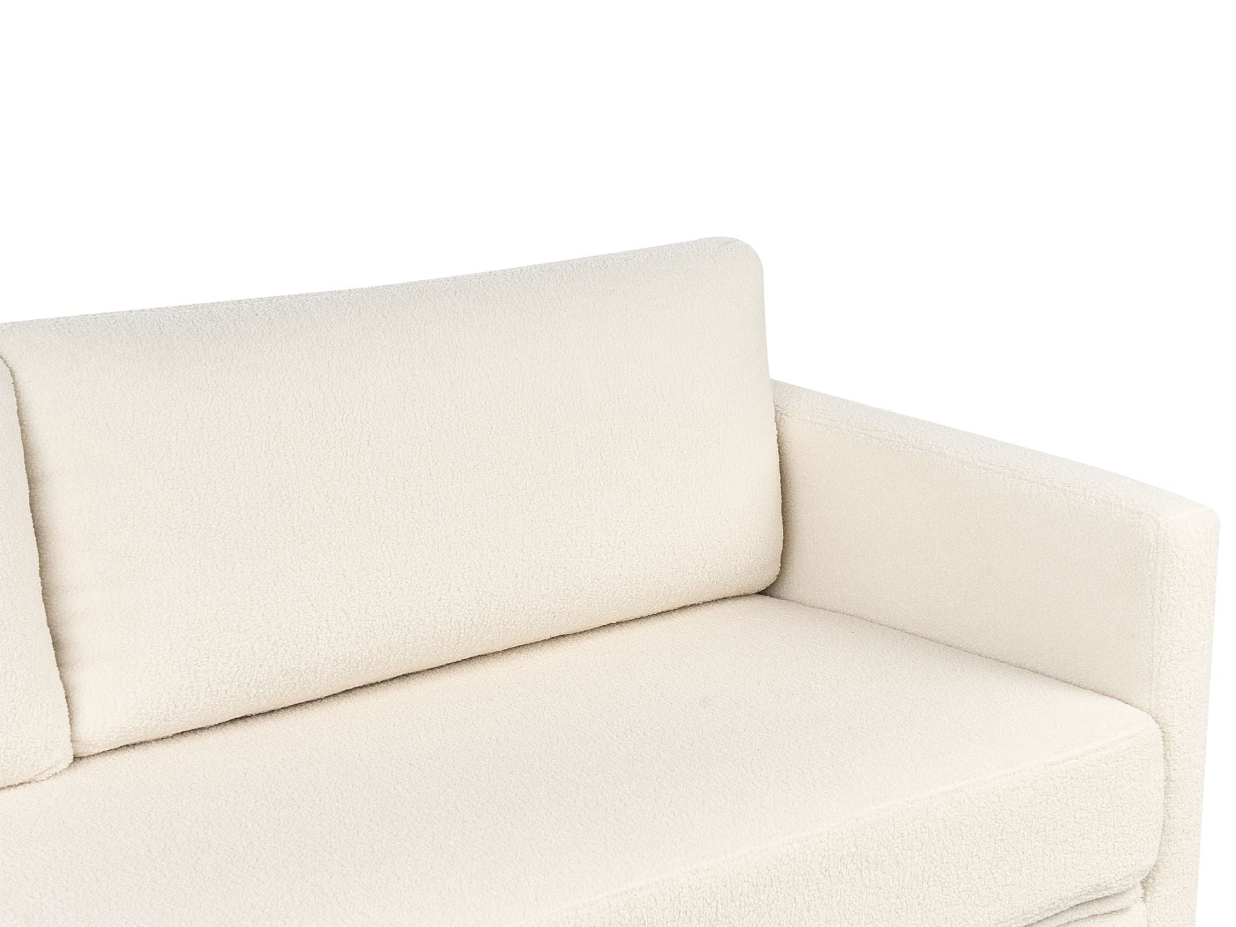 Sofa Bed ORSA Boucle White 3 Seater