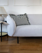 2 Seater Fabric Sofa Beige LOEN