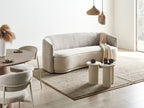 3 Seater Fabric Sofa Beige ROSET