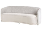 3 Seater Fabric Sofa Beige ROSET
