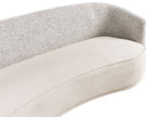 3 Seater Fabric Sofa Beige ROSET