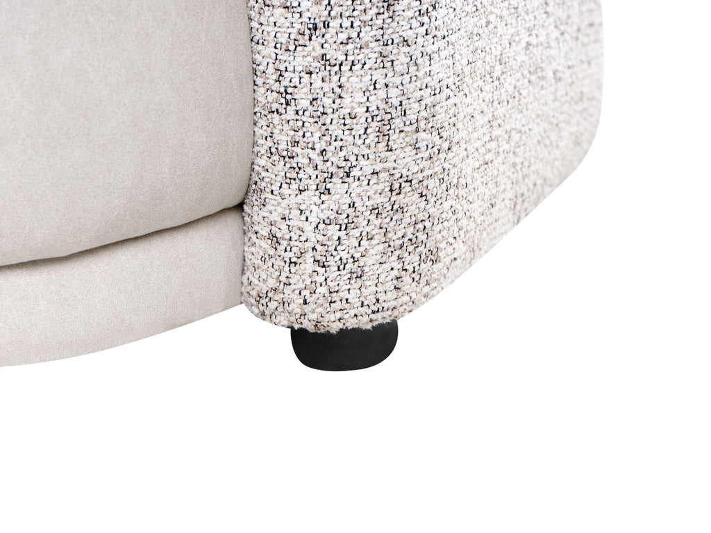 3 Seater Fabric Sofa Beige ROSET