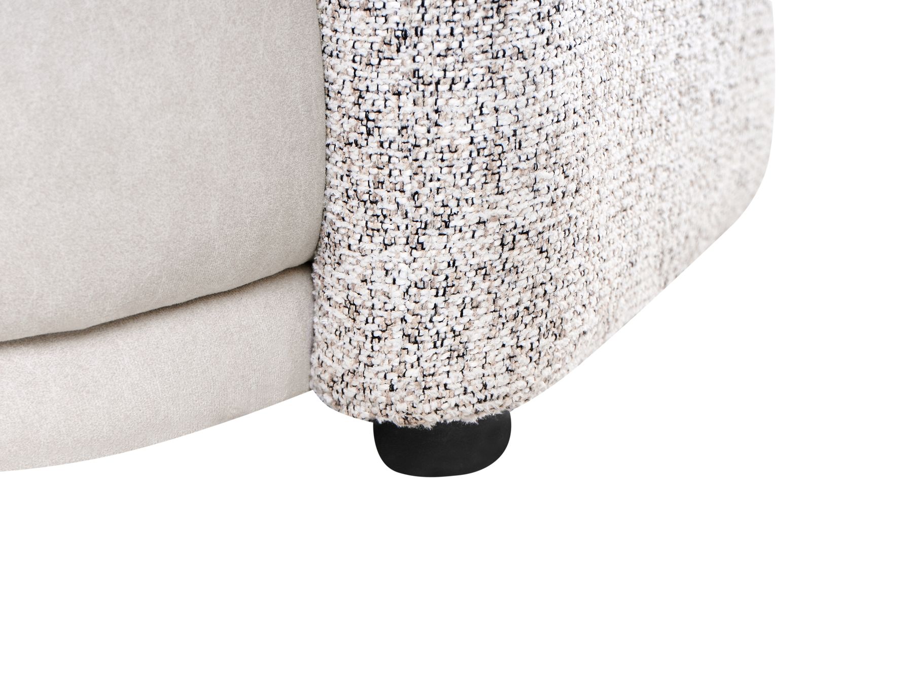 3 Seater Fabric Sofa Beige ROSET