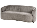 3 Seater Fabric Sofa Brown ROSET