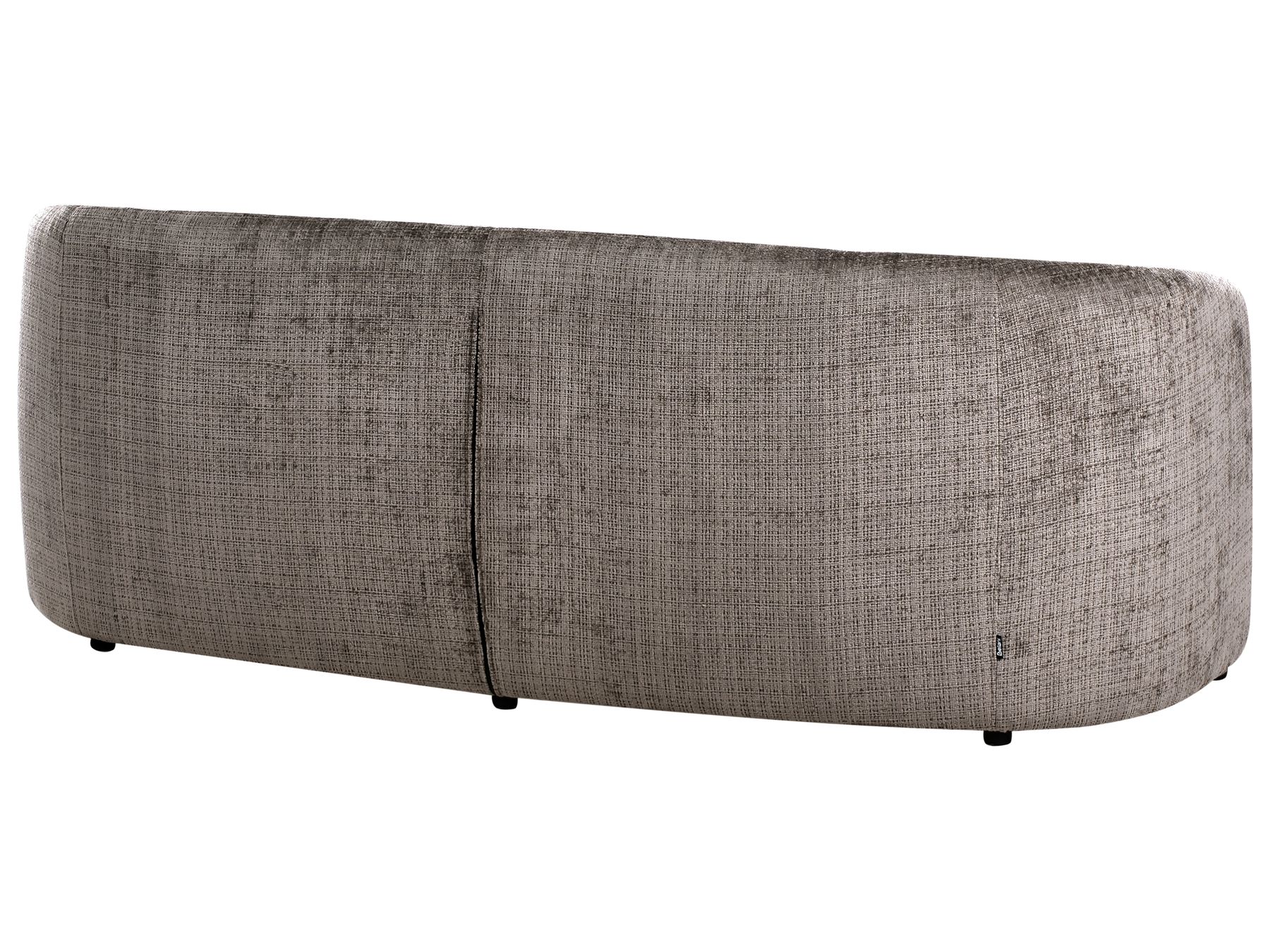 3 Seater Fabric Sofa Brown ROSET