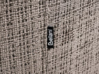 3 Seater Fabric Sofa Brown ROSET