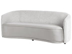 3 Seater Fabric Sofa Grey ROSET