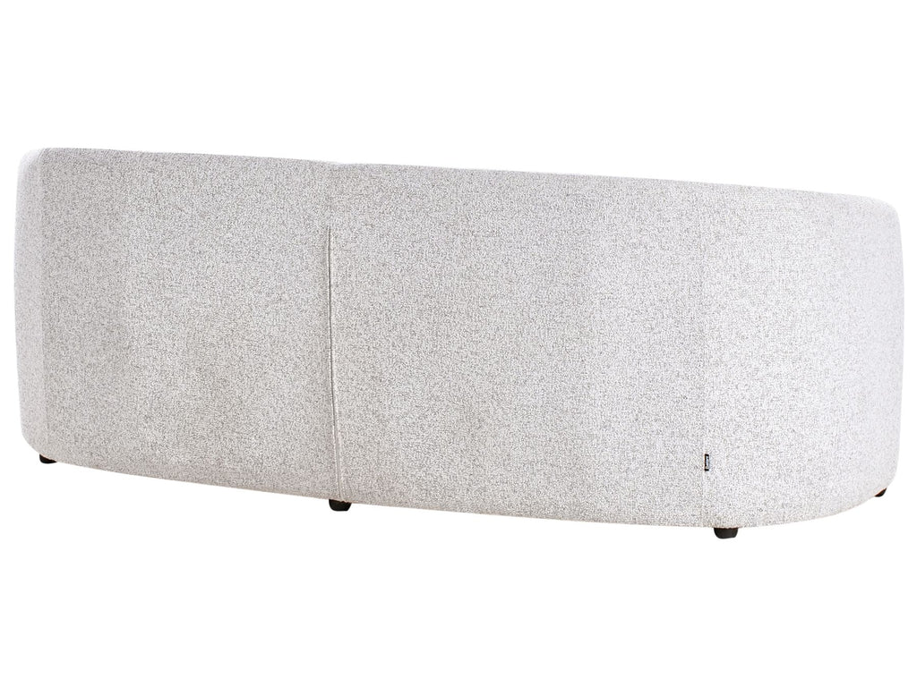 3 Seater Fabric Sofa Grey ROSET