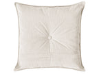 Corner Sofa DOLVA Corduroy Off-White 3 Seater Right Hand