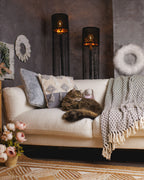 3 Seater Boucle Sofa White LENVIK