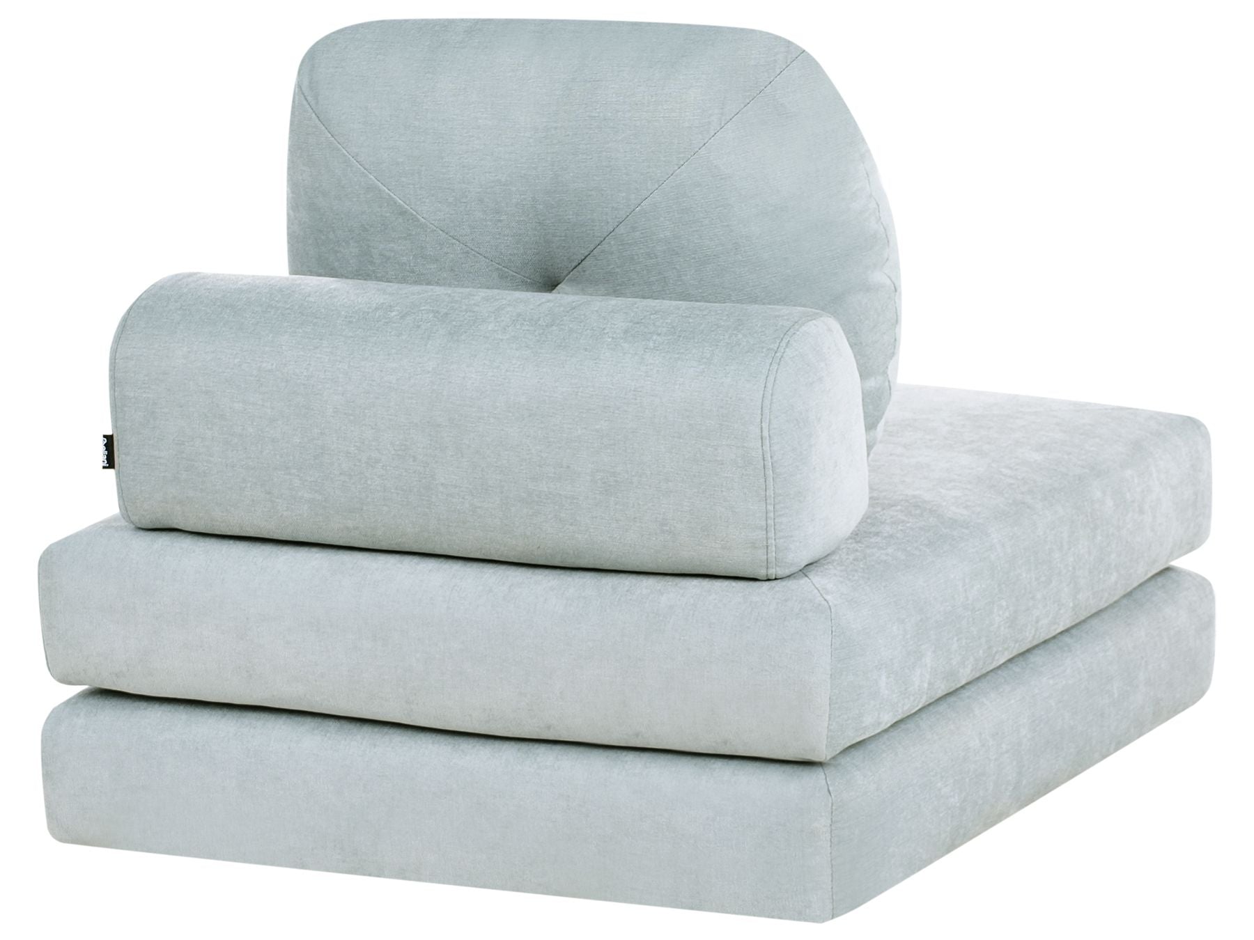 Single Sofa Bed OLDEN Fabric Light Blue