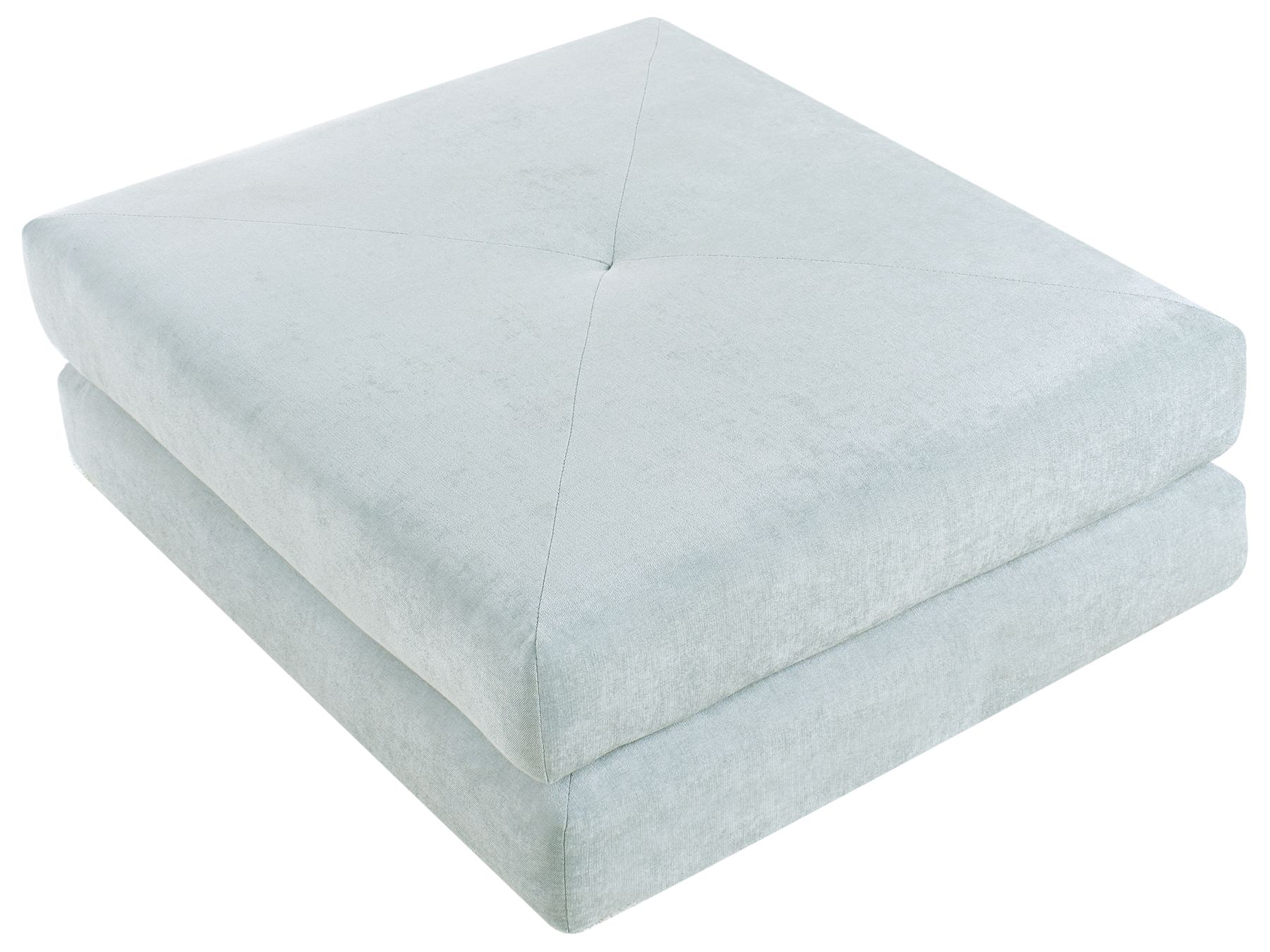 Single Sofa Bed OLDEN Fabric Light Blue