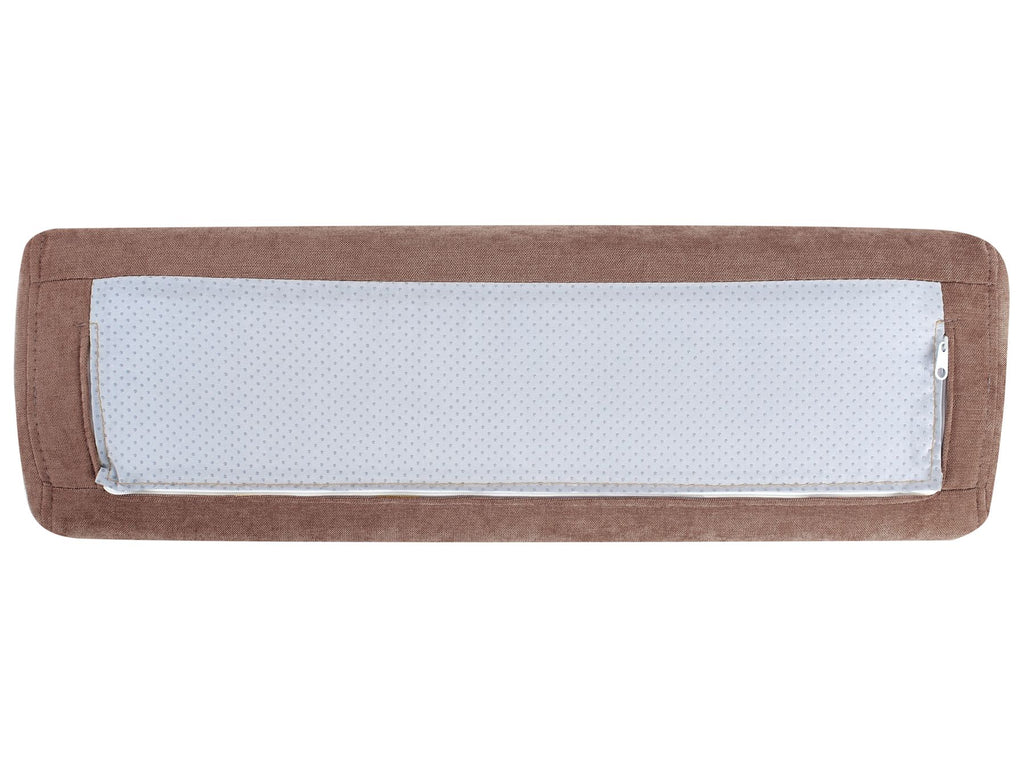 Single Sofa Bed OLDEN Fabric Brown