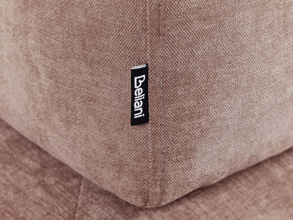 Single Sofa Bed OLDEN Fabric Brown
