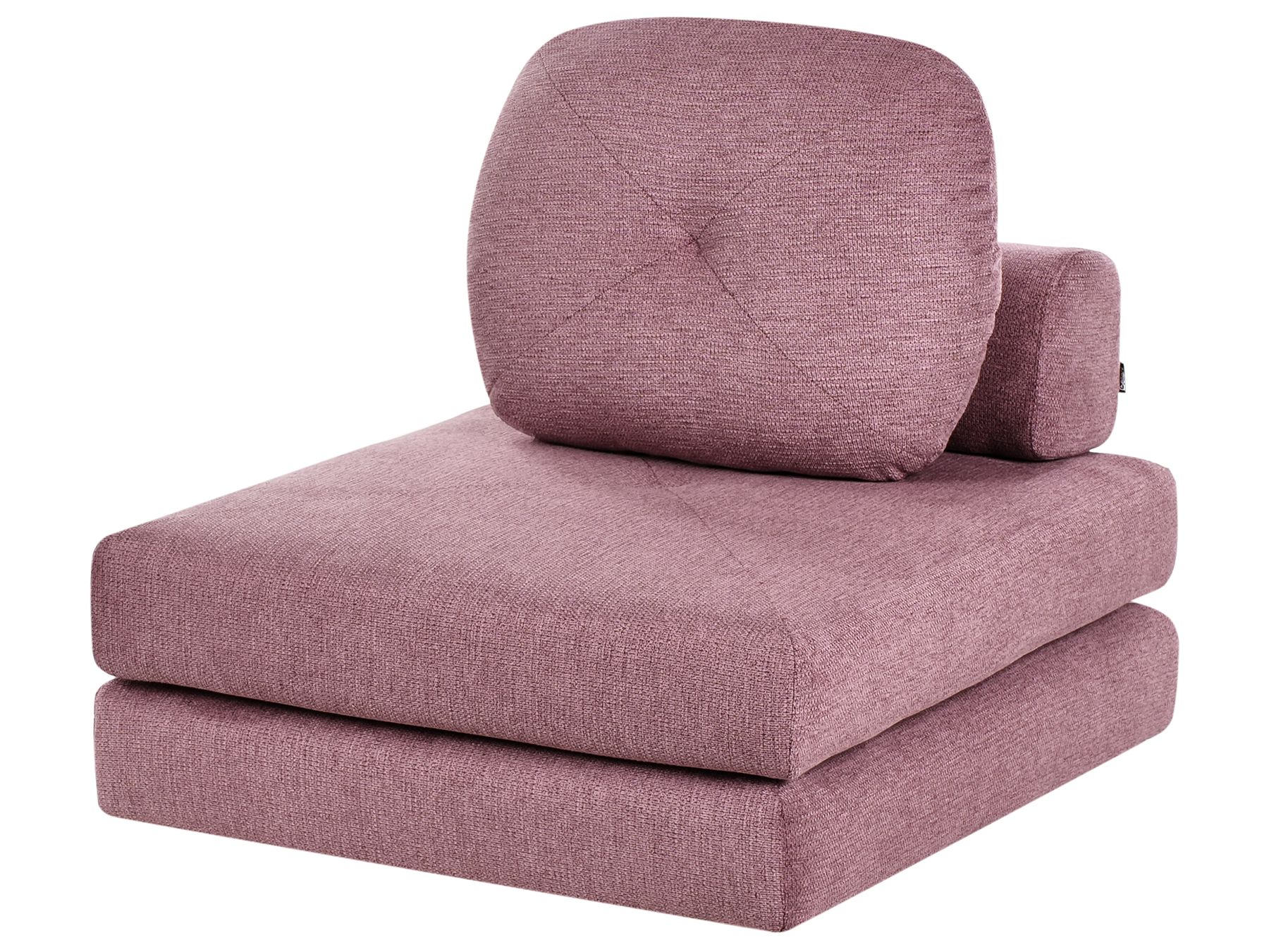 Single Sofa Bed OLDEN Fabric Pink