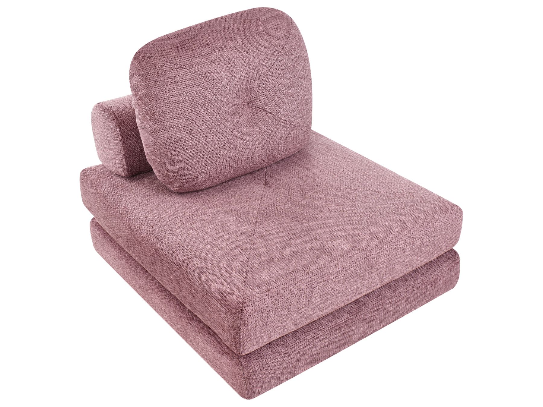 Single Sofa Bed OLDEN Fabric Pink