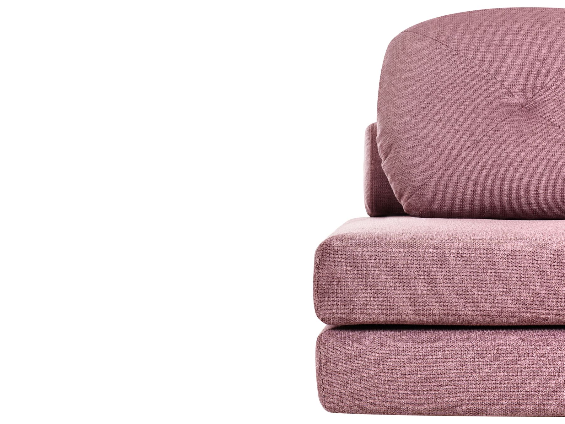Single Sofa Bed OLDEN Fabric Pink