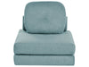 Single Sofa Bed Fabric Mint Green