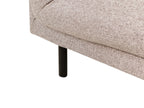 2 Seater Fabric Sofa Light Brown VORGOD