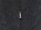 2 Seater Fabric Sofa Black VORGOD