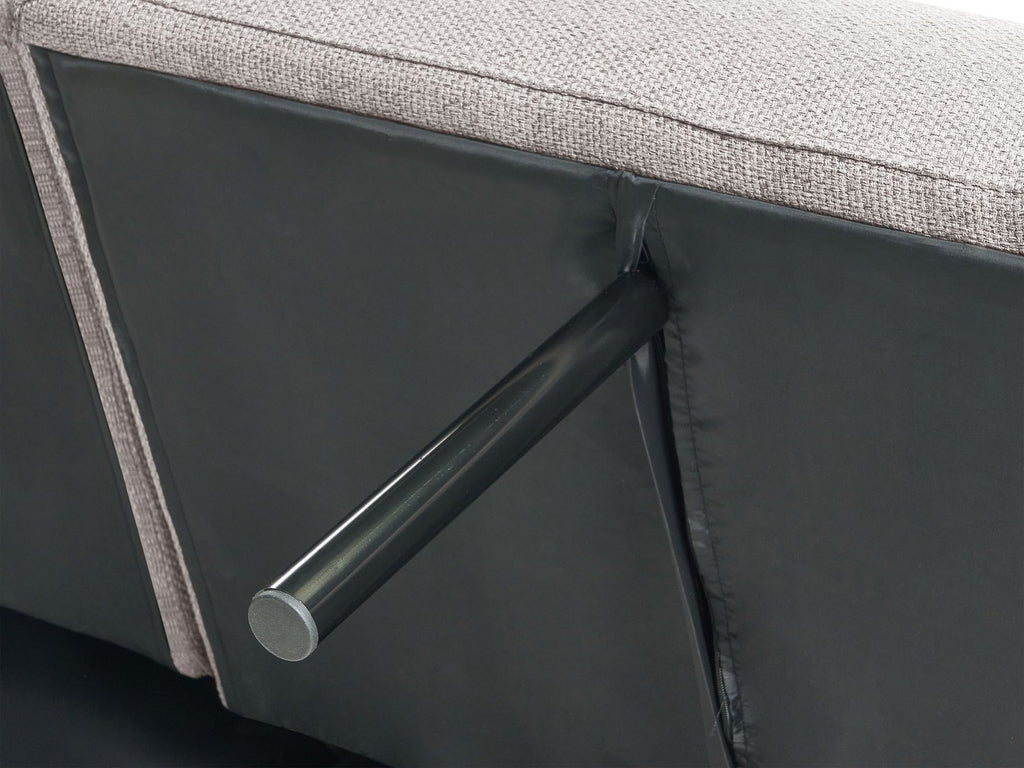 Corner Sofa Bed KAARINA Fabric Grey 3 Seater Left Hand