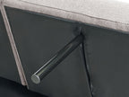 Corner Sofa Bed KAARINA Fabric Grey 3 Seater Left Hand