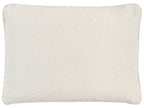 3 Seater Fabric Sofa with Ottoman White DALVIK