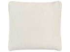 3 Seater Fabric Sofa with Ottoman White DALVIK