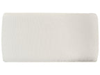 3 Seater Fabric Sofa with Ottoman White DALVIK