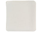 3 Seater Fabric Sofa with Ottoman White DALVIK