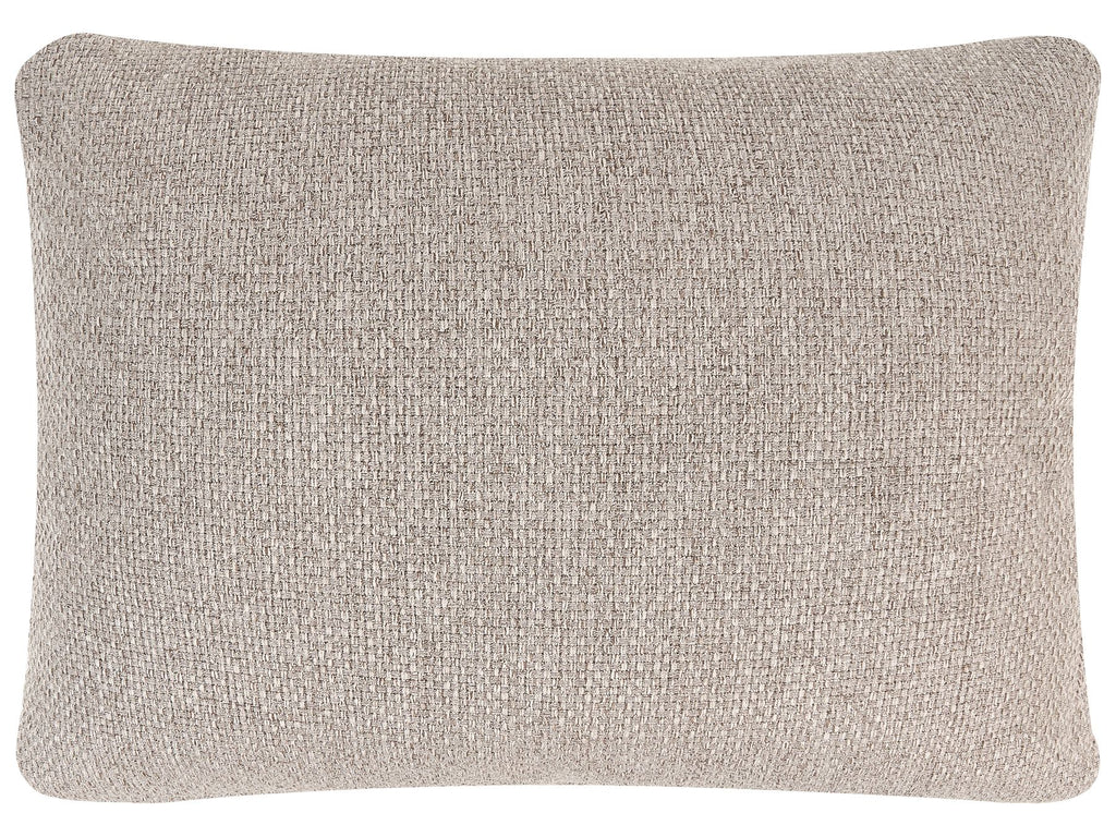 3 Seater Fabric Sofa with Ottoman Light Brown DALVIK