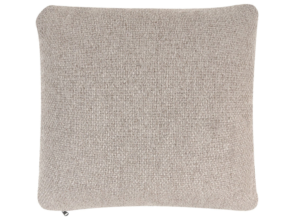 3 Seater Fabric Sofa with Ottoman Light Brown DALVIK