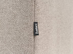3 Seater Fabric Sofa with Ottoman Light Brown DALVIK