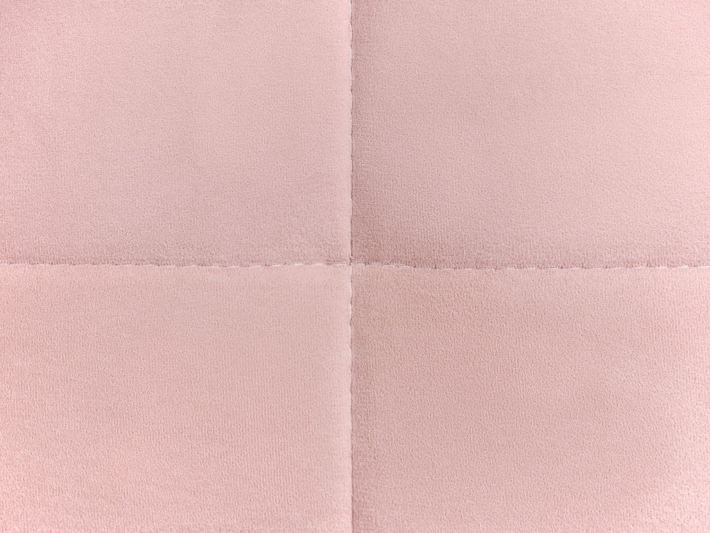 Sofa Bed ABERDEEN Velvet Pastel Pink 3 Seater