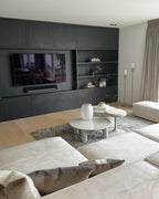 Left Hand 2 Seater Modular Velvet Corner Sofa Beige HELLNAR
