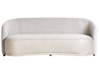 3 Seater Fabric Sofa Beige ROSET