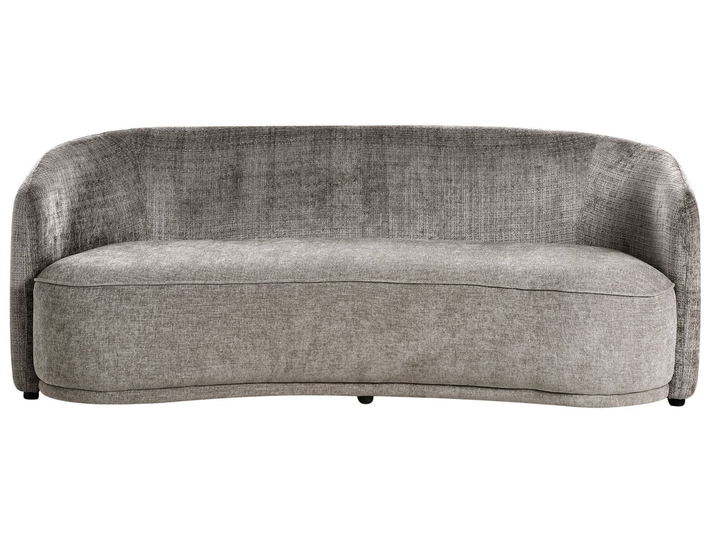 3 Seater Fabric Sofa Brown ROSET