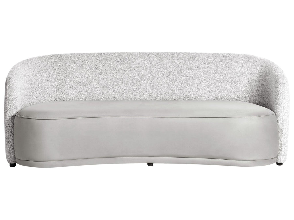 3 Seater Fabric Sofa Grey ROSET