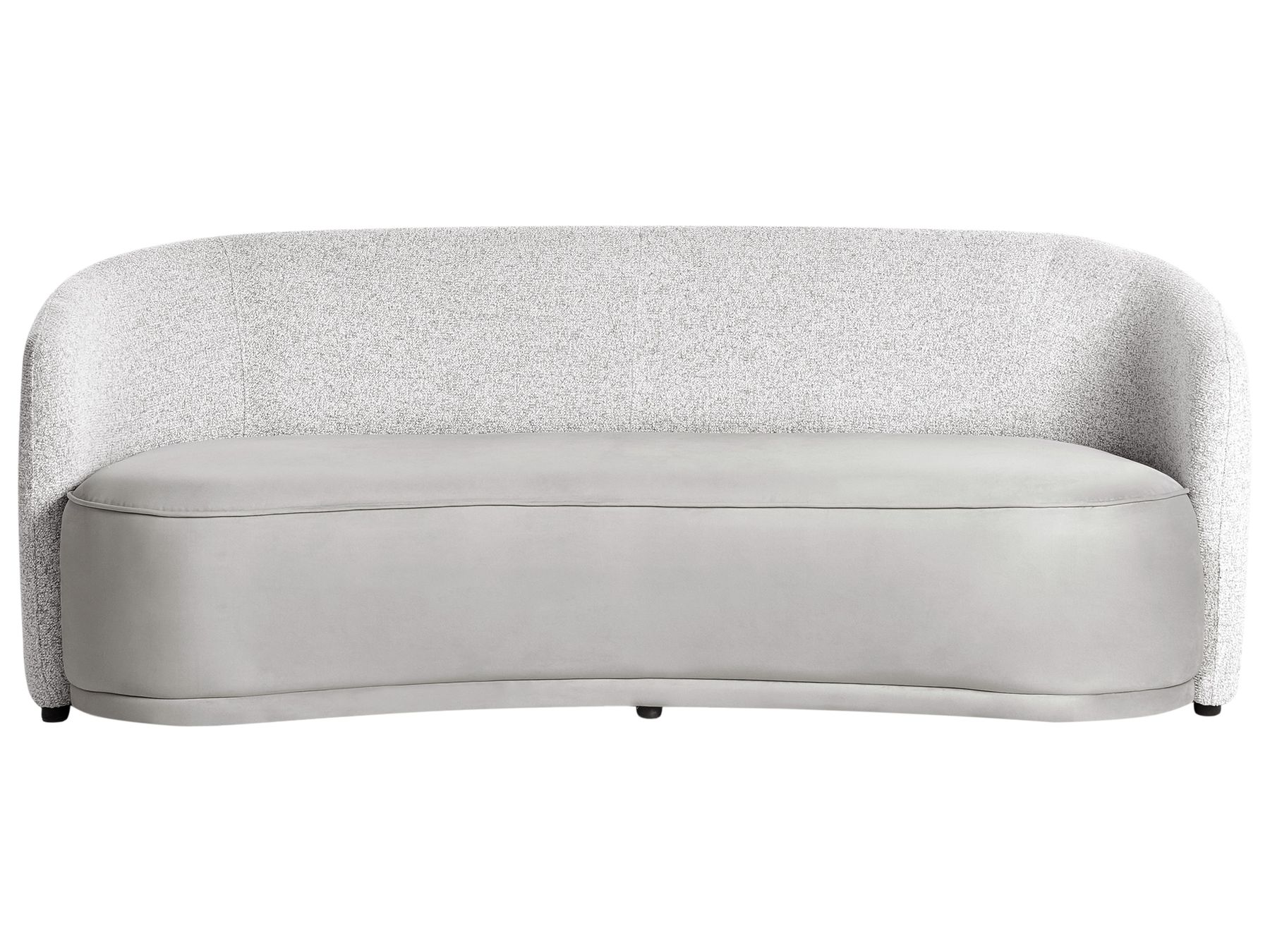 3 Seater Fabric Sofa Grey ROSET