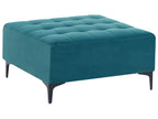 Modular Corner Sofa Bed ABERDEEN Velvet Sea Blue 4 Seater Right Hand