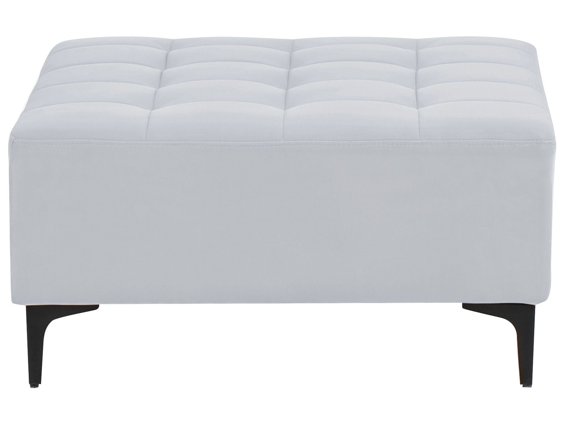 Modular Corner Sofa Bed ABERDEEN Velvet Light Grey 4 Seater Left Hand