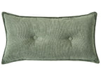 Corner Sofa DOLVA Chenille Dark Green 3 Seater Right Hand