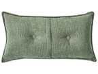 Corner Sofa DOLVA Chenille Dark Green 3 Seater Right Hand