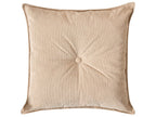 Corner Sofa DOLVA Corduroy Beige 3 Seater Right Hand